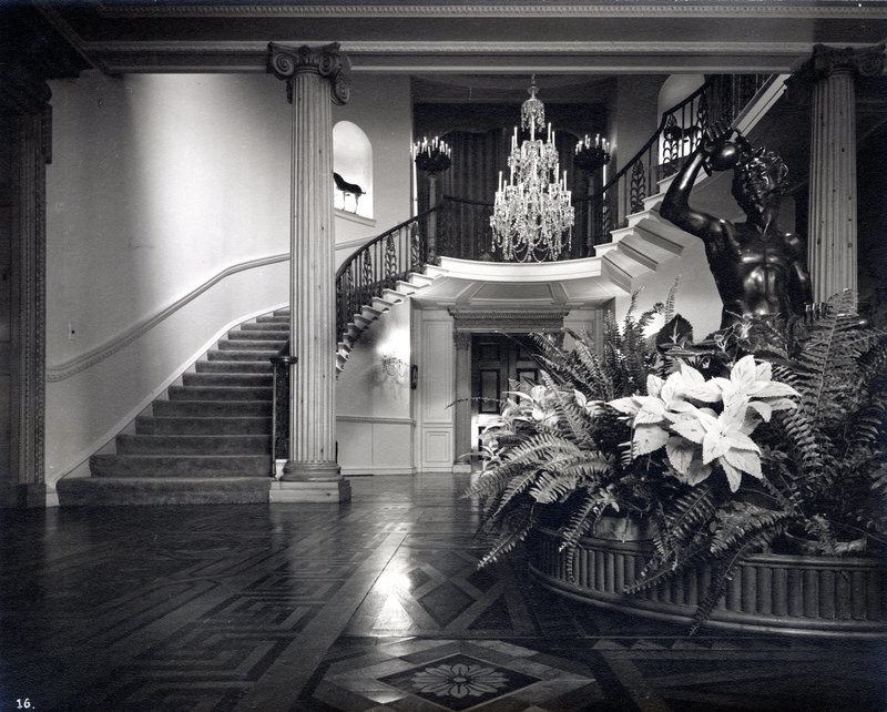 Grand staircase, historical interior