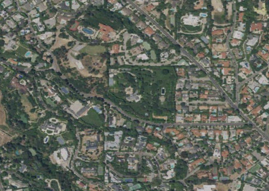 Satellite view of the neighborhood
